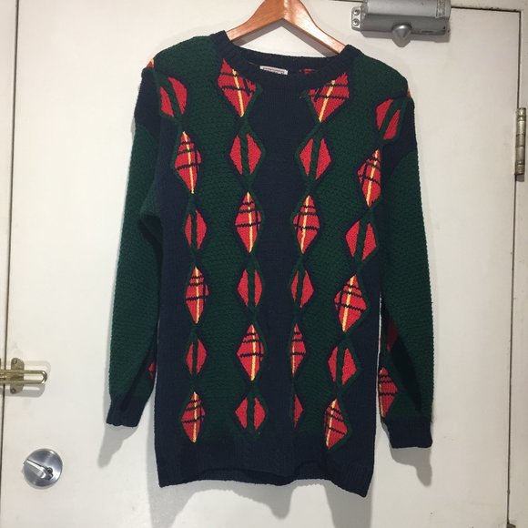 VINTAGE PBJ SPORT TALL KNITTED SWEATERS SIZE L - Picture 4 of 7